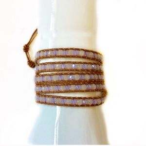 Chan Luu gorgeous wrap bracelet purple